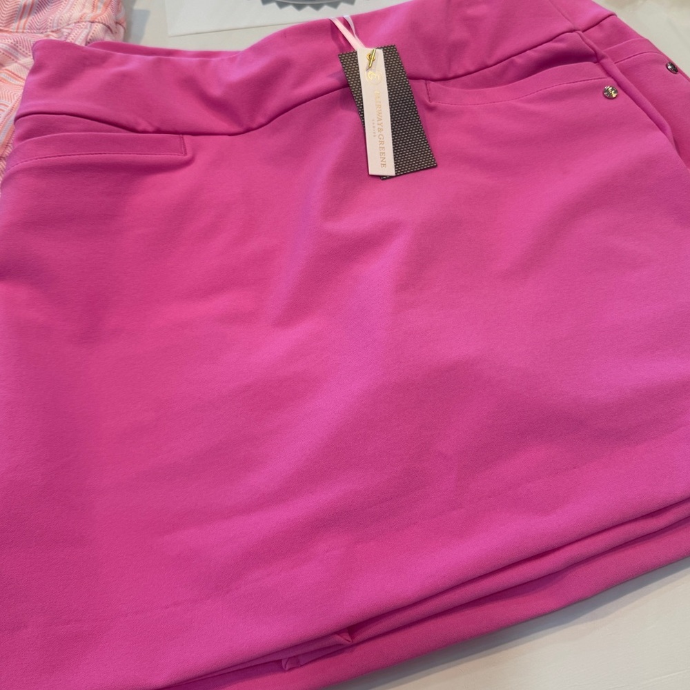 Fairway & Greene Carrie golf skort, NWT, pink - Picture 2 of 3